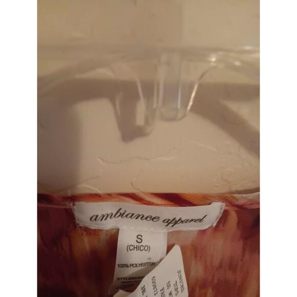 Ambiance Apparel junior girls size small chiffon blouse. Kimono Style Pink, NWT - Picture 3 of 3